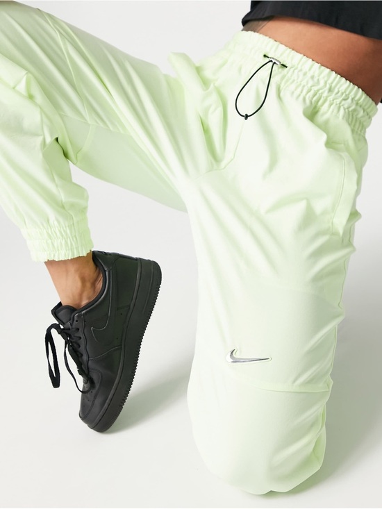 Nike Pants - Nike Women's Sportswear Woven Pants in a bright neon green/yellow XS